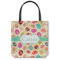 Easter Eggs Canvas Tote Bag (Personalized)