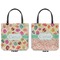 Easter Eggs Canvas Tote - Front and Back