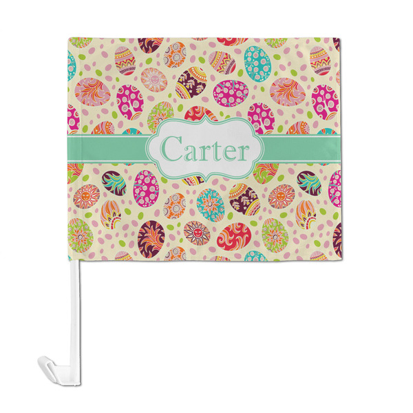Easter Eggs Car Flag - Large - FRONT