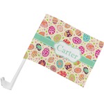 Easter Eggs Car Flag - Small w/ Name or Text