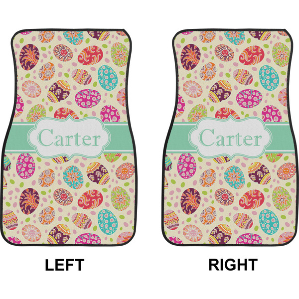 Easter Eggs Car Mat Front - Approval