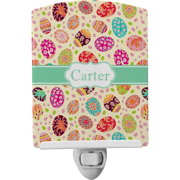 Custom Easter Eggs Ceramic Night Light (Personalized)