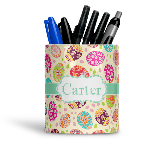 Custom Easter Eggs Ceramic Pen Holder