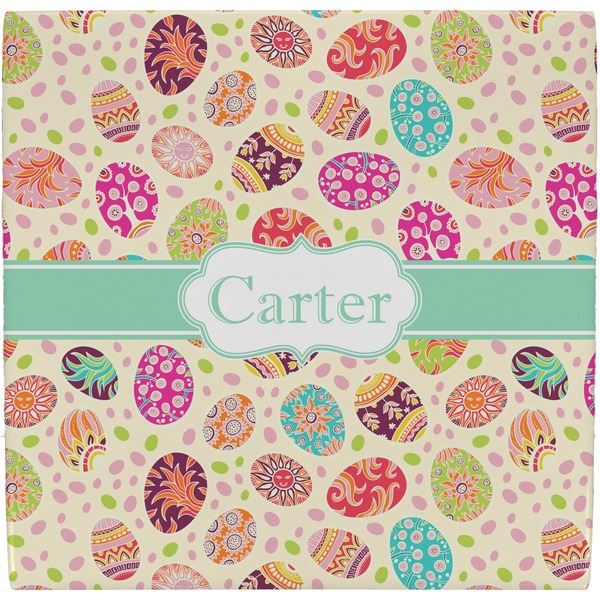 Custom Easter Eggs Ceramic Tile Hot Pad (Personalized)
