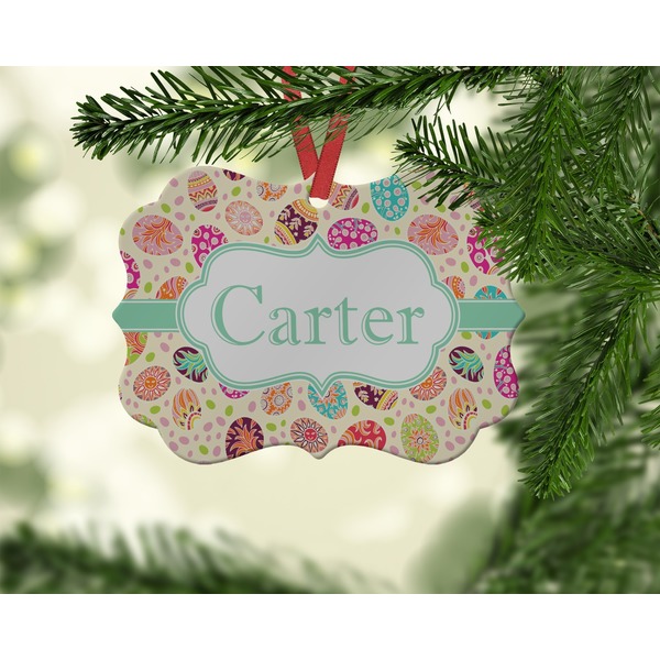 Easter Eggs Christmas Ornament (On Tree)