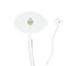 Easter Eggs 7" Oval Plastic Stir Sticks - Clear (Personalized)