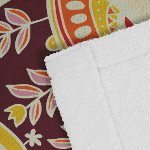 Easter Eggs Close up of Fabric