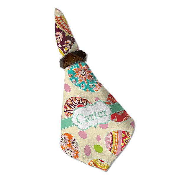 Easter Eggs Cloth Napkins - Personalized Dinner (Folded in Ring) (MAIN)