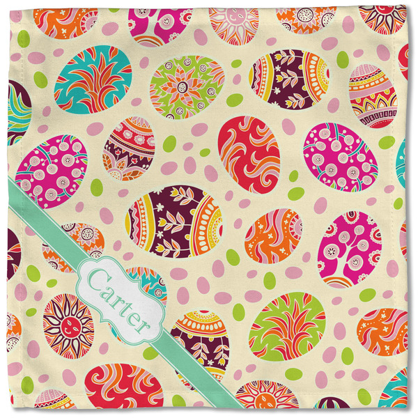 Easter Eggs Cloth Napkins - Personalized Lunch (Single Full Open)
