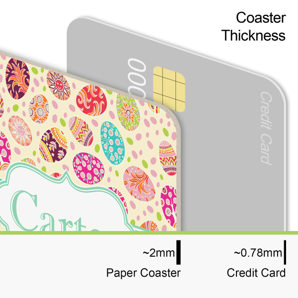 Easter Eggs Coaster Thickness