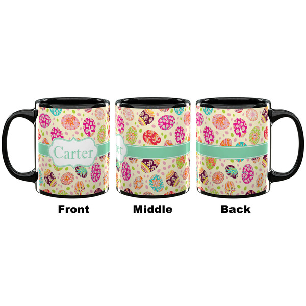 Easter Eggs Coffee Mug - 11 oz - Black APPROVAL