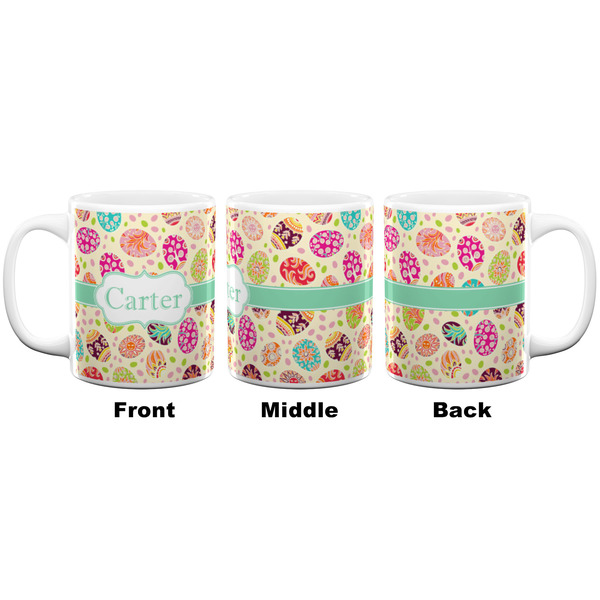 Easter Eggs Coffee Mug - 11 oz - White APPROVAL