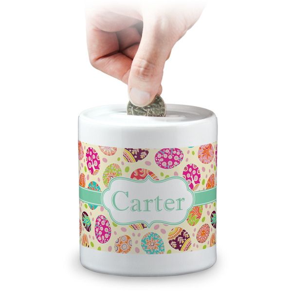 Custom Easter Eggs Coin Bank (Personalized)