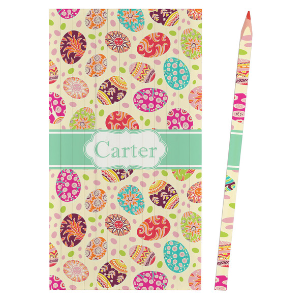 Easter Eggs Colored Pencils - Front View