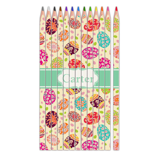 Custom Easter Eggs Colored Pencils (Personalized)