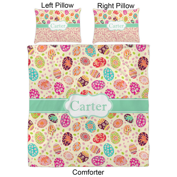 Easter Eggs Comforter Set - Queen - Approval