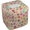 Easter Eggs Cube Poof Ottoman (Top)