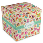Easter Eggs Cube Favor Gift Boxes (Personalized)