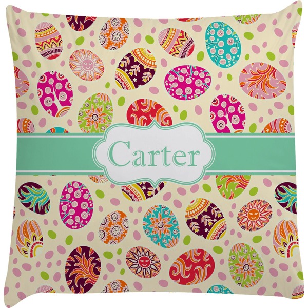 Custom Easter Eggs Decorative Pillow Case (Personalized)