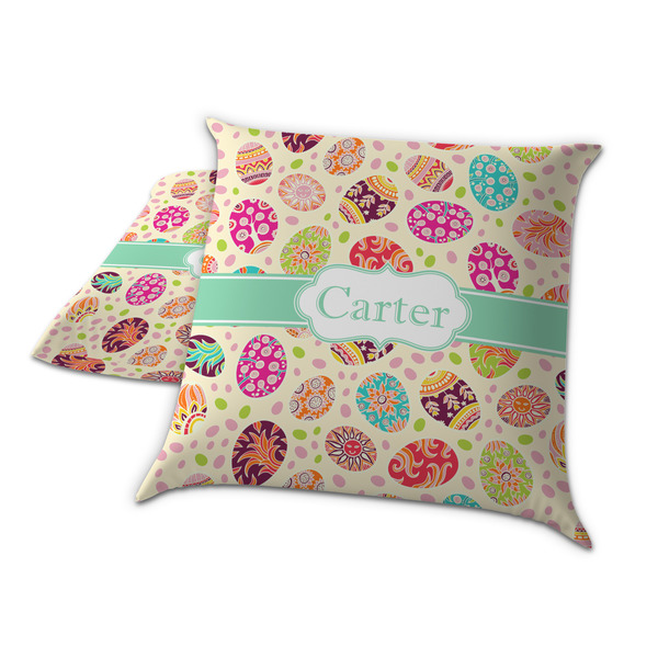 Easter Eggs Decorative Pillow Case - TWO