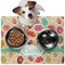 Easter Eggs Dog Food Mat - Medium LIFESTYLE