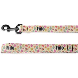 Easter Eggs Deluxe Dog Leash - 4 ft (Personalized)