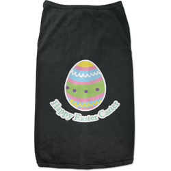 Easter Eggs Black Pet Shirt (Personalized)