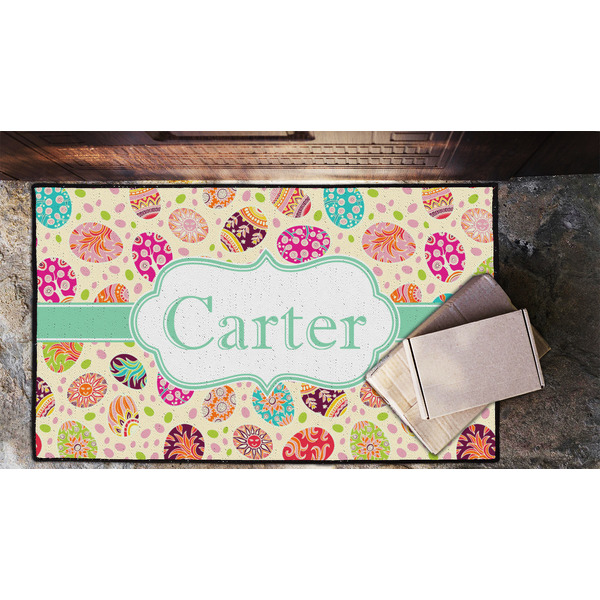 Easter Eggs Door Mat - LIFESTYLE (Lrg)