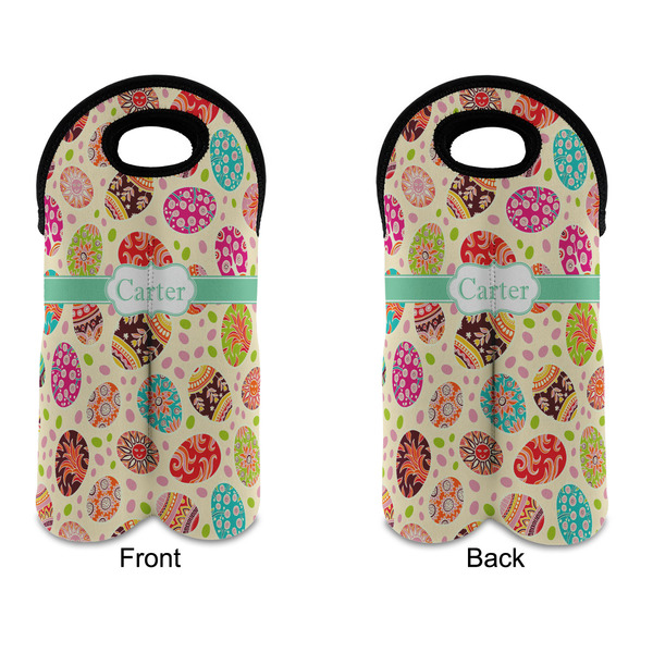 Easter Eggs Double Wine Tote - APPROVAL (new)