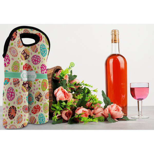 Easter Eggs Double Wine Tote - LIFESTYLE (new)