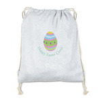 Easter Eggs Drawstring Backpack - Sweatshirt Fleece - Single Sided (Personalized)