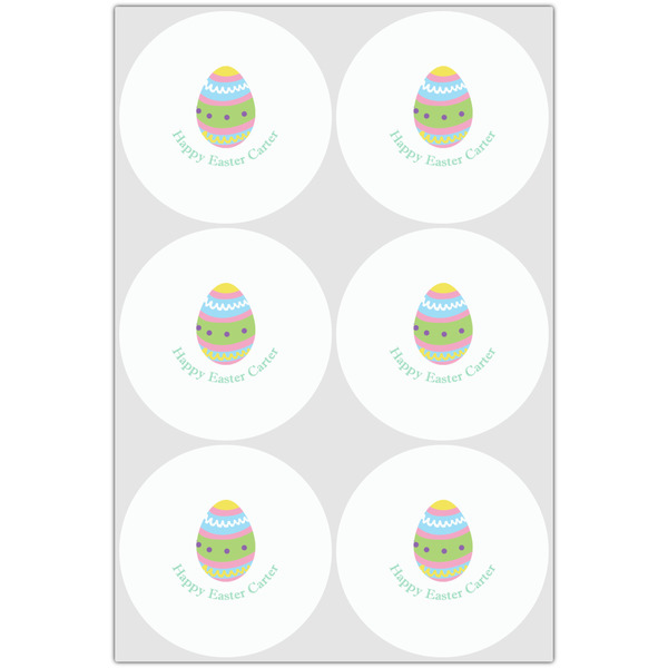 Easter Eggs Drink Topper - Large - Set of 6