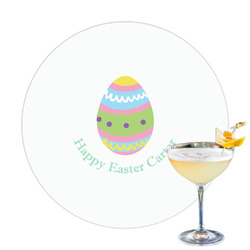 Easter Eggs Printed Drink Topper - 3.25" (Personalized)