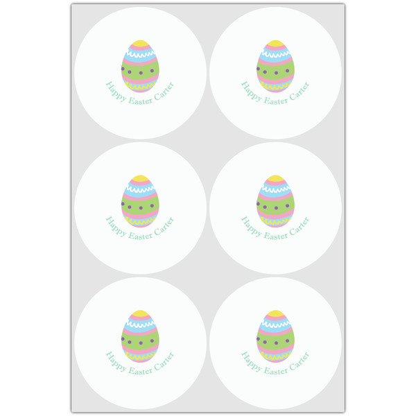 Easter Eggs Drink Topper - XLarge - Set of 6