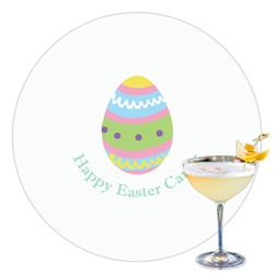 Easter Eggs Printed Drink Topper - 3.5" (Personalized)