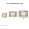 Easter Eggs Drum Lampshades - Sizing Chart