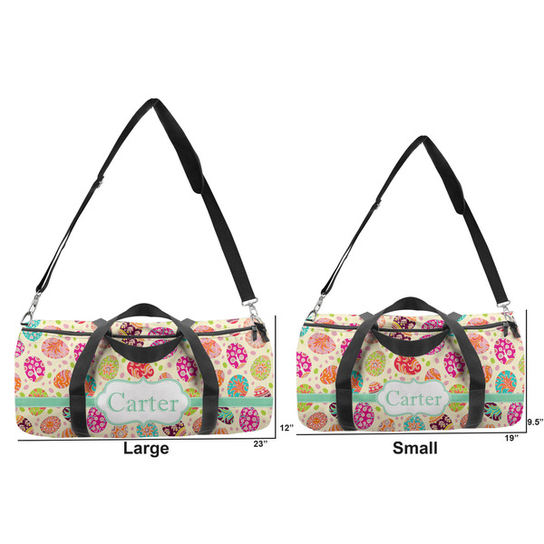 Easter Eggs Duffle Bag Small and Large