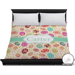 Easter Eggs Duvet Cover - King (Personalized)