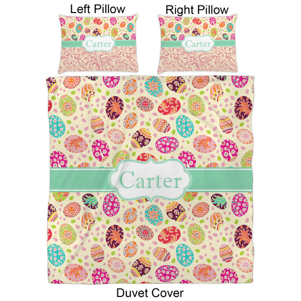 Easter Eggs Duvet Cover Set - Queen - Approval
