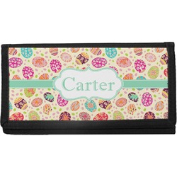 Easter Eggs Canvas Checkbook Cover (Personalized)