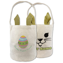 Easter Eggs Double Sided Easter Basket (Personalized)