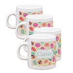 Easter Eggs Single Shot Espresso Cups - Set of 4 (Personalized)