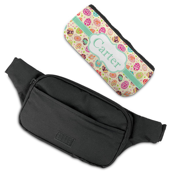 Easter Eggs Fanny Packs - FLAT (flap off)
