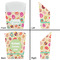 Easter Eggs French Fry Favor Box - Front & Back View