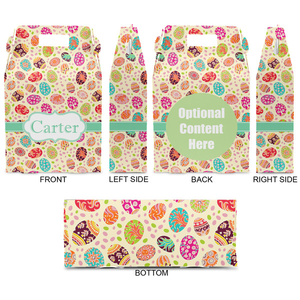 Easter Eggs Gable Favor Box - Approval