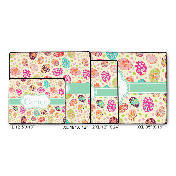 Easter Eggs Gaming Mats - SIZE CHART
