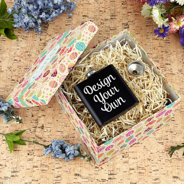 Easter Eggs Gift Boxes with Lid - Canvas Wrapped - Large - In Context