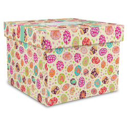Easter Eggs Gift Box with Lid - Canvas Wrapped - X-Large (Personalized)