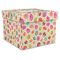 Easter Eggs Gift Boxes with Lid - Canvas Wrapped - X-Large - Front/Main