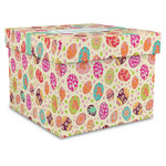 Easter Eggs Gift Box with Lid - Canvas Wrapped - XX-Large (Personalized)